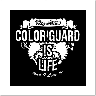 Color Guard Is Life Creative Job Typography Design Posters and Art